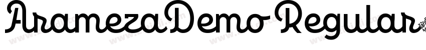 AramezaDemo Regular字体转换